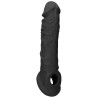 Real Rock Gaine de pénis Realrock Curve 17 x 4.5cm Noire